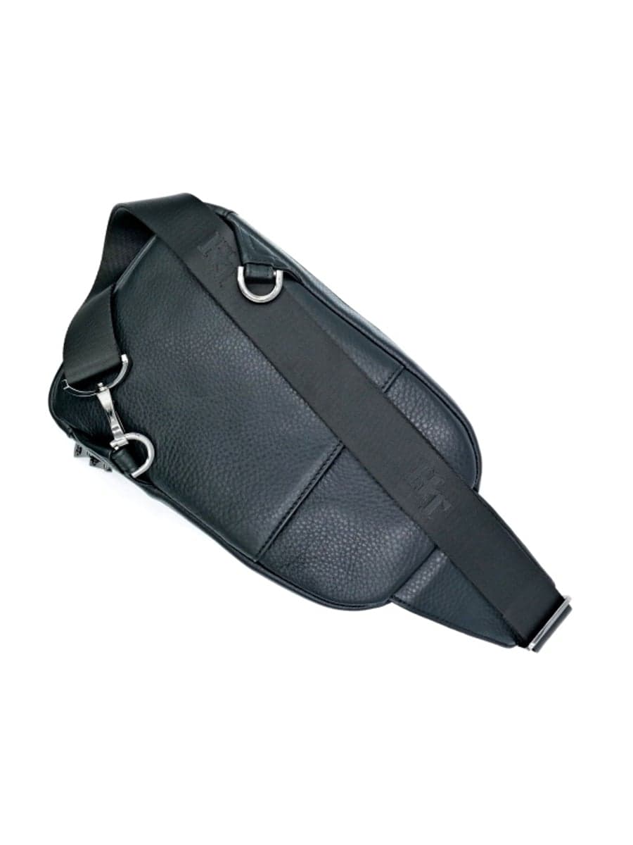 Чоловіча шкіряна сумка-слінг H.T. Leather з передньою кишенею, 27 см 7936-159