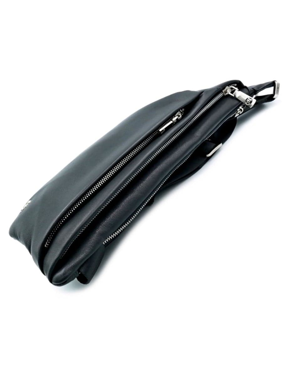 Чоловіча плоска шкіряна сумка-слінг H.T. Leather 36 см 7936-194