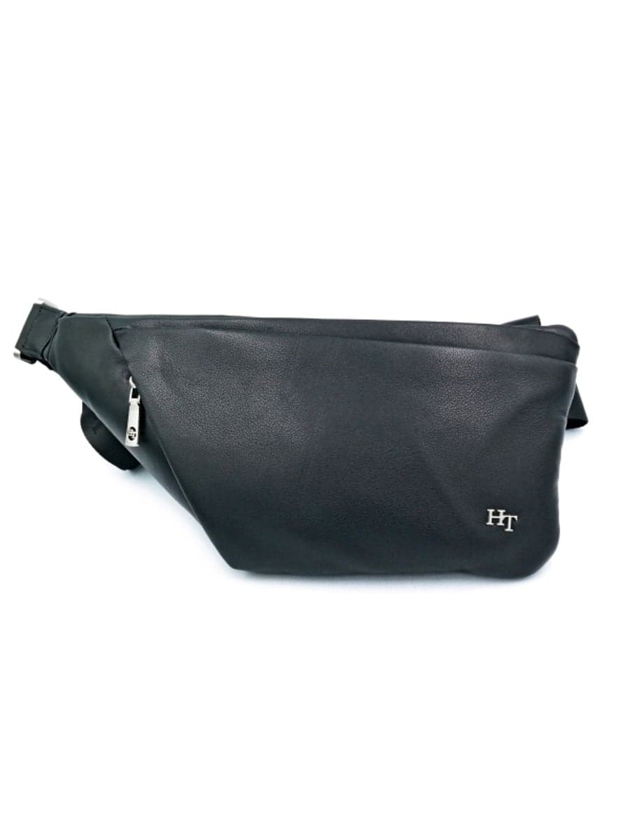 Чоловіча плоска шкіряна сумка-слінг H.T. Leather 36 см 7936-194