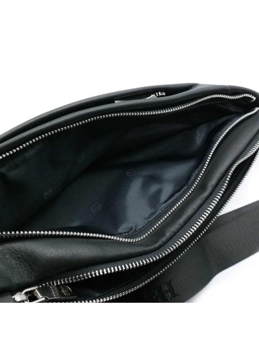 Чоловіча плоска шкіряна сумка-слінг H.T. Leather 36 см 7936-194