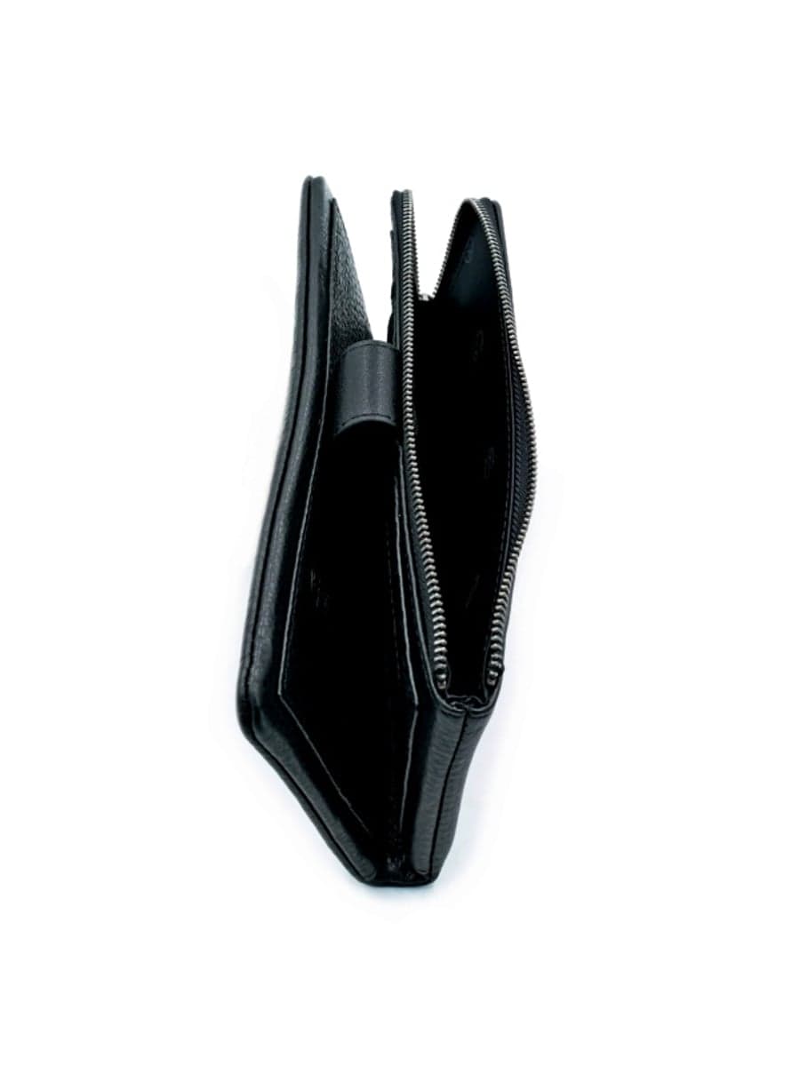 Чоловічий шкіряний клатч-гаманець H.T. Leather з хлястиком і блискавкою C165-5-20