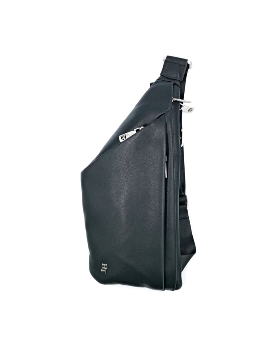 Чоловіча плоска шкіряна сумка-слінг H.T. Leather 36 см 7936-194