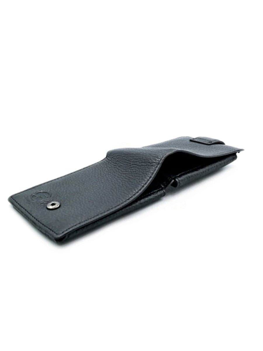 Чоловіче компактне шкіряне портмоне H.T. Leather з хлястиком 168-42MD