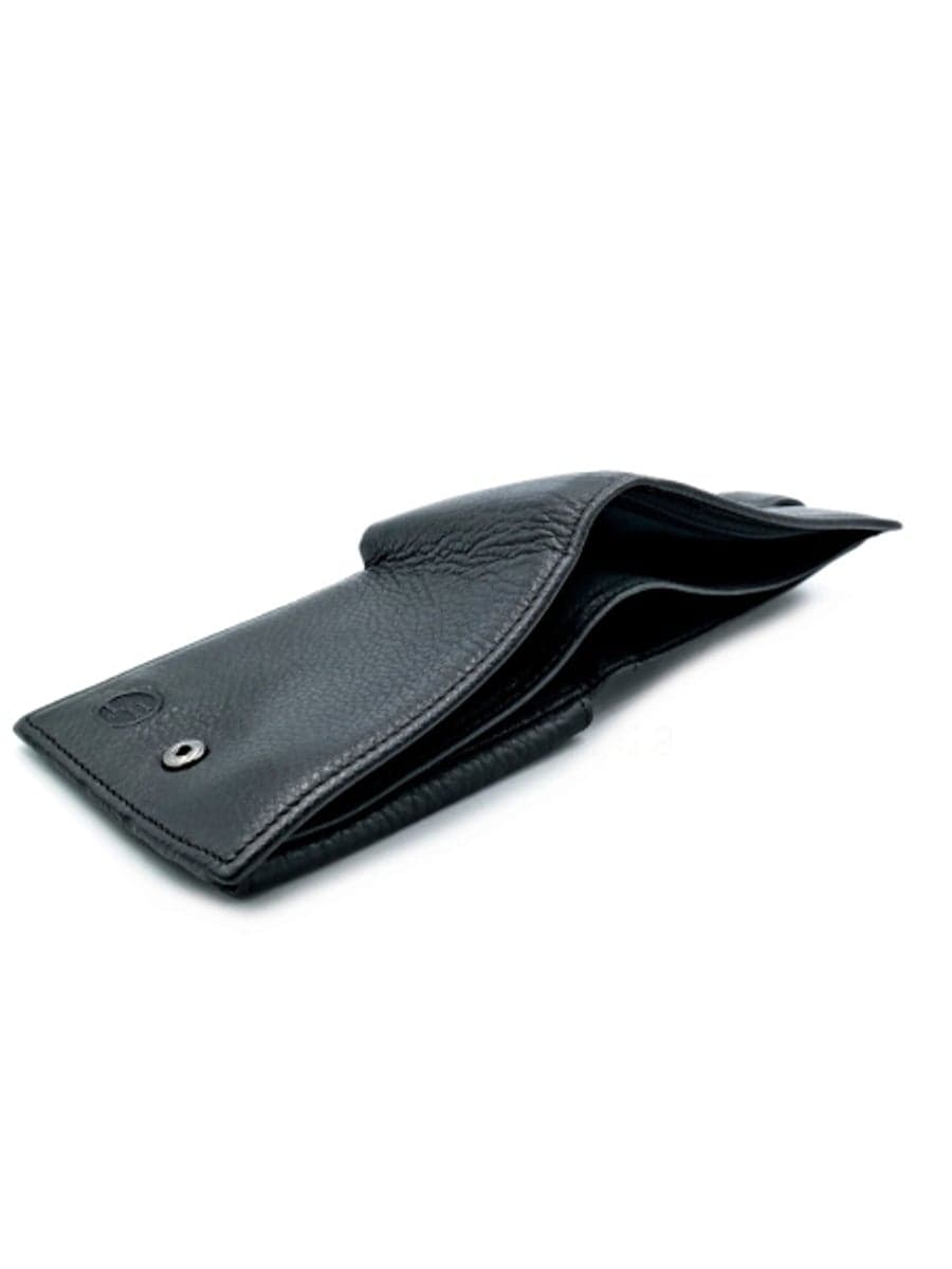 Чоловіче шкіряне портмоне H.T. Leather з хлястиком, монетницею та вставкою 168-98